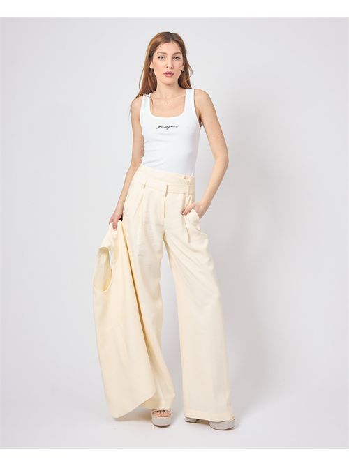 Pantalon Manila Grace en viscose MANILA GRACE | P111VUMA332